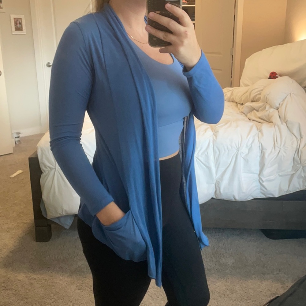 Periwinkle blue cardigan